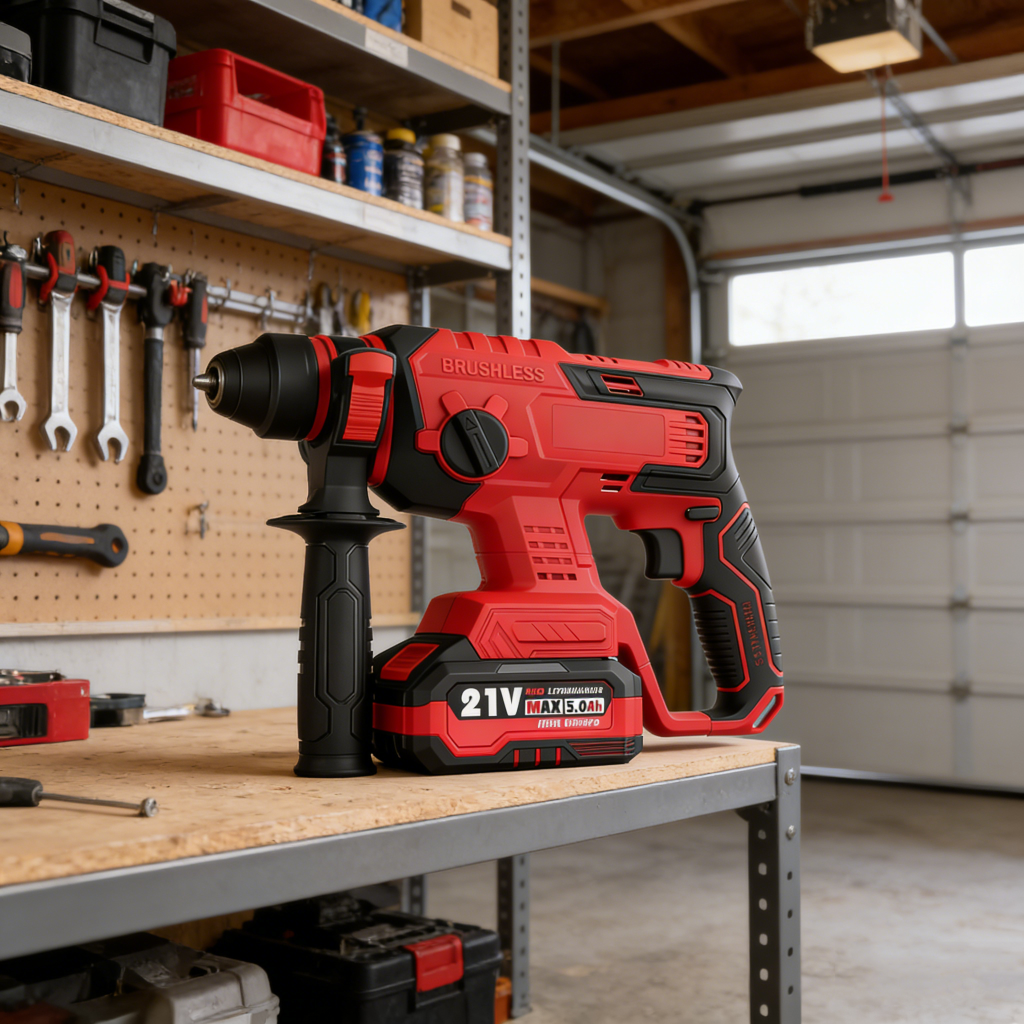 WII-DC26B Rechargeable Lithium-Ion Rotary Hammer Cordless Power Hammer