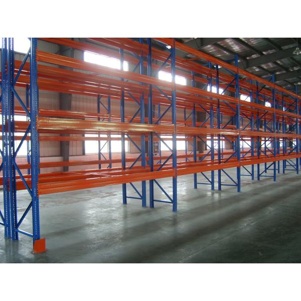Industrial Overhead Storage Warehouse Rack Stainless Steel 1-2.5mm Depth