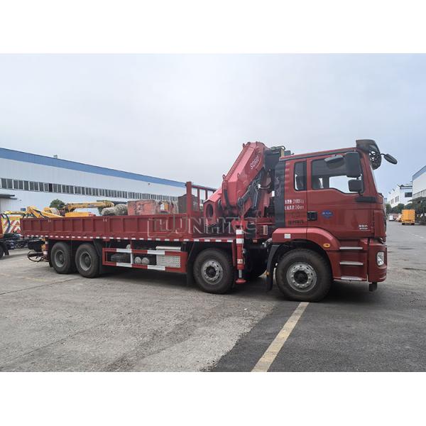 Shacman M3000 8x4 Carga pesada grúa de camión hidráulico Shenbai 25Ton 30Ton 35Ton camión plegable de boom grúa montada para la venta
