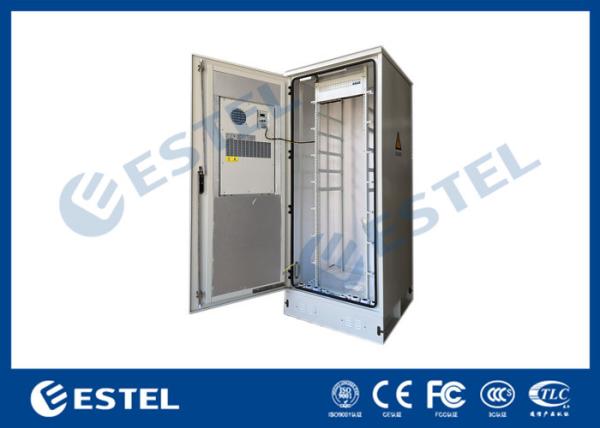42U Galvanized Steel Outdoor Telecom Cabinet 5G Base Station Enclosure