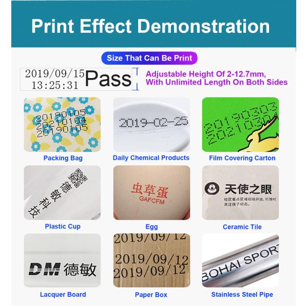 Demin 1704K Inkjet Printer Half Inch Ink Cartridge No Plug Quick Drying Universal Printer Production Date Ink