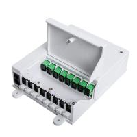 Mur d'intérieur matériel du PC FTTH d'ABS montant le coffret d'extrémité optique gauche de la fibre 8 KEXINT