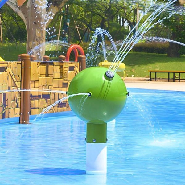 Aqua Amusement Playground Water Cannon Water Slide Playground Commercial Splash Pad Kits