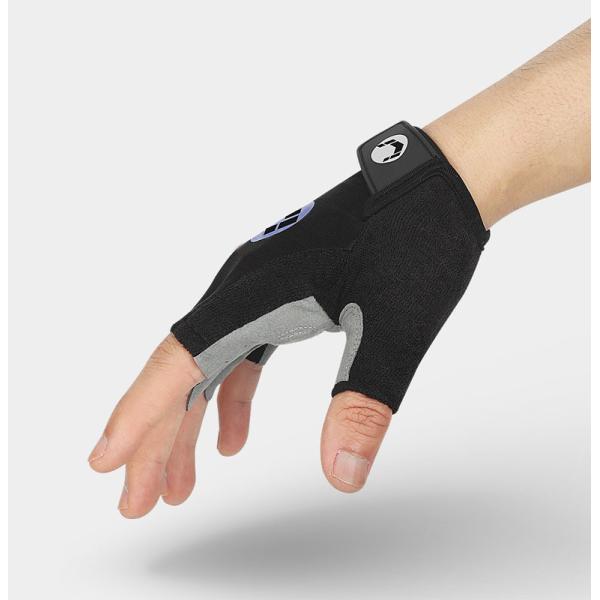 Anti-Slip Shock-Absorbing Summer Half Finger Motorcycle Gloves with Custom Design