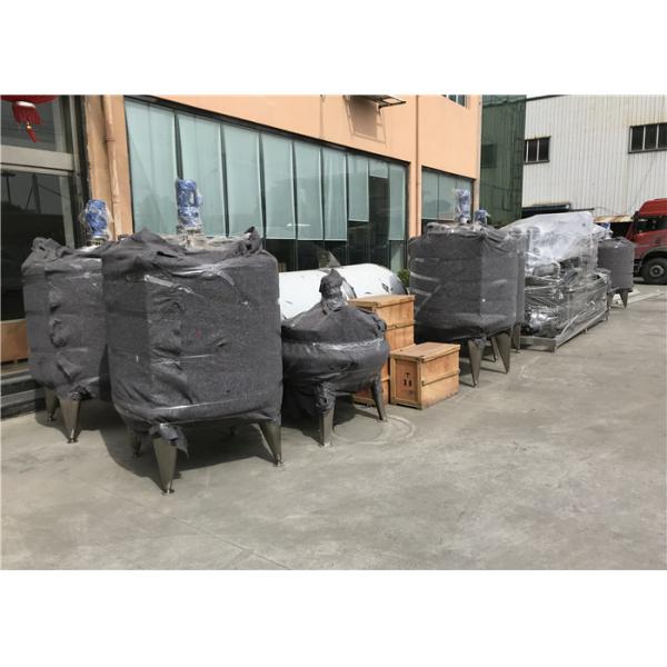 3000L 4000L Stainless Steel Mixing Tanks / Insulated Water Storage Tank ISO Approved