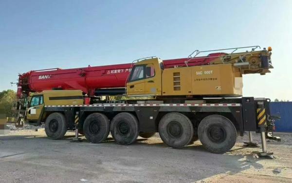 2020 Used Sany Truck Crane STC220T7 avec 74m main boom et année de production de 2020.5