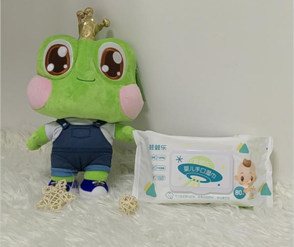 Gentle Unscented Soft Cotton Disposable Wet Wipes For Sensitive Newborn Non Alcoholic