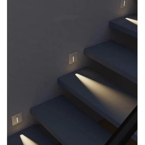 Easy Mount Stairwell Lighting Luxury Indoor SS Panel Magnetic Mounted PIR Motion Sensor