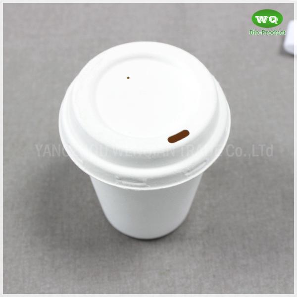 8oz Sugarcane Pulp Cup Compostable And Degradable 100%  Coffee Cups Recyclable  Cups Freezer Safe Plant pulp Cups