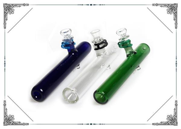 10 Inches Glass Steamroller Smoking Pipes 5mm thickness Borocilicate Tube Hand Pipe
