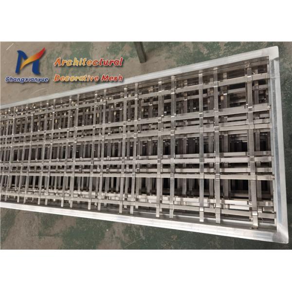 Decorative Screen Ss304 Architectural Woven Mesh Hollow Square