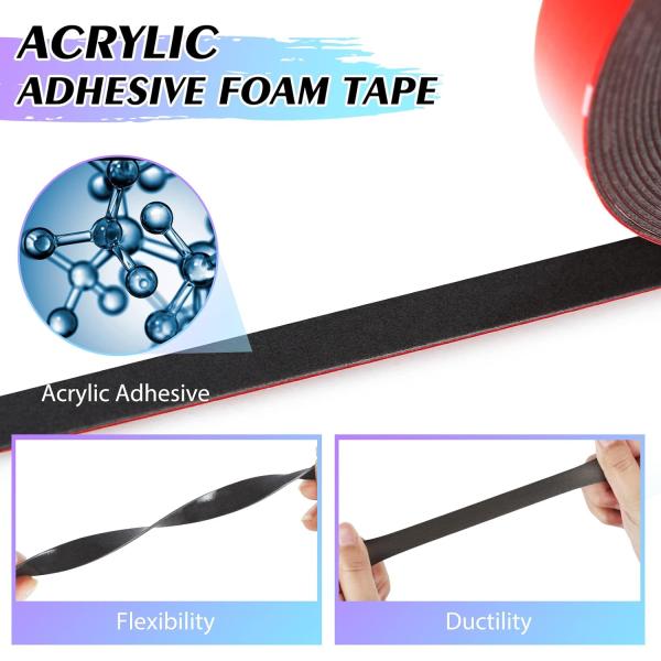 Heat Resistant Double Sided Foam Tape Custom Logo OEM Service Acrylic EVA
