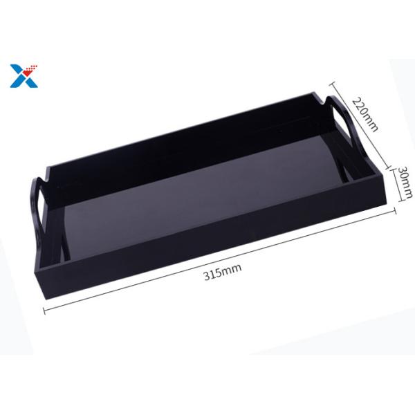 Eco - Friendly Acrylic Display Case Hotel Washing Acrylic Serving Tray