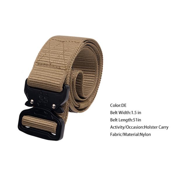 Outside Sports Hunting Accessories / Ergonomic And Adjustable Nylon Military Belt