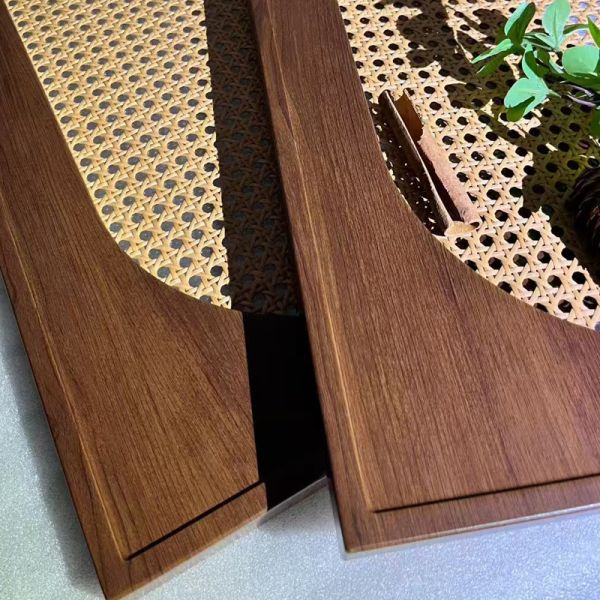 OEM Width Luxury Wood Grain PVC Film Interior Decorative Foil For Cabinet And Door