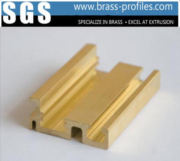 Copper Extruded Decorative Profiles Brass Construction Material