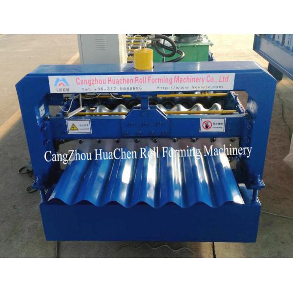 Крен черепицы металла цвета гальванизированный сталью алюминиевый формируя утверждение ИСО машины