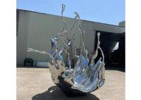 Creative Garden Stainless Steel Wave Sculpture With Regular Size 150 Tall