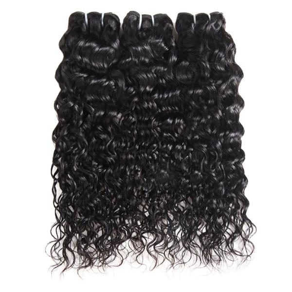 100% Raw Unprocessed Peruvian Human Water Wave Hair Full Cuticle Aligned