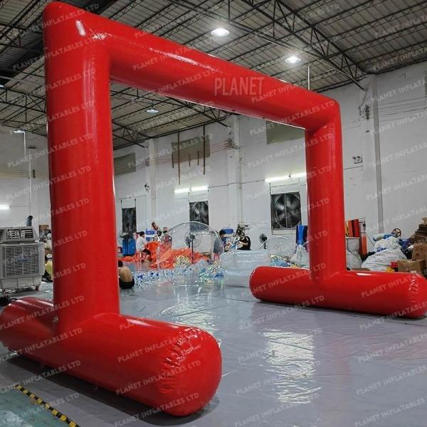 Publicité extérieure Gonflable Arche de départ et d'arrivée Entrée Marathon Cible Course Arche gonflable