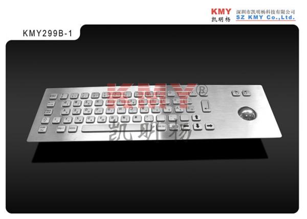 Teclado mecânico Front Mounting Dustproof do metal do anti quiosque do vândalo