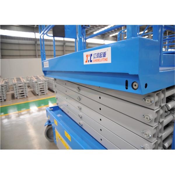 900mm Extension Deck Pneumatic Scissor Lift 6m Enlarged Aerial Working Space