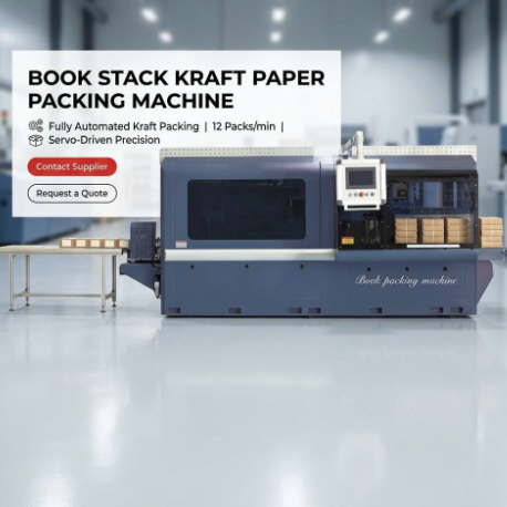 Industrial Book Stack Kraft Paper Packer with Servo Drive for Continuous Operation