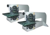 Máquina motorizada del PWB Depaneling con 2 cuchillas circulares