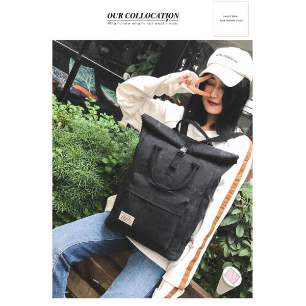 Produced and Hot sell the Handle of Canvas Backpack