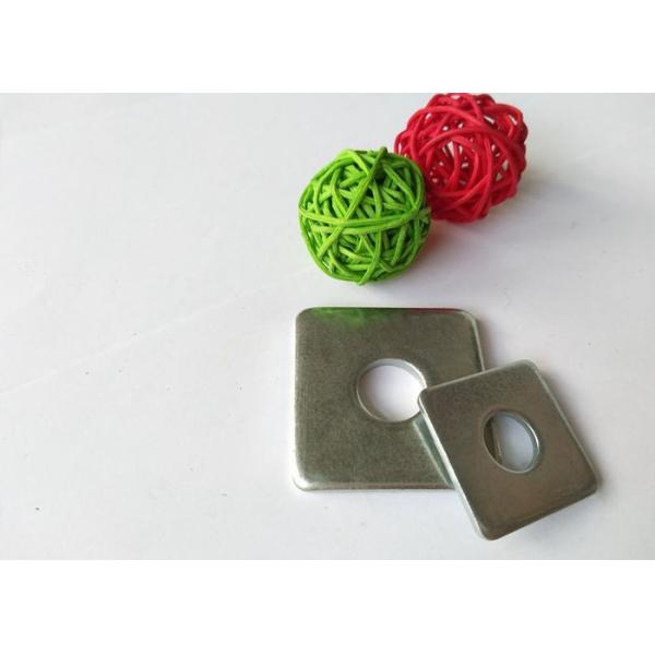 Carbon Steel Square Flat Washers DIN  BSW ANIS Standard M10 M12 M8 For Construction Site