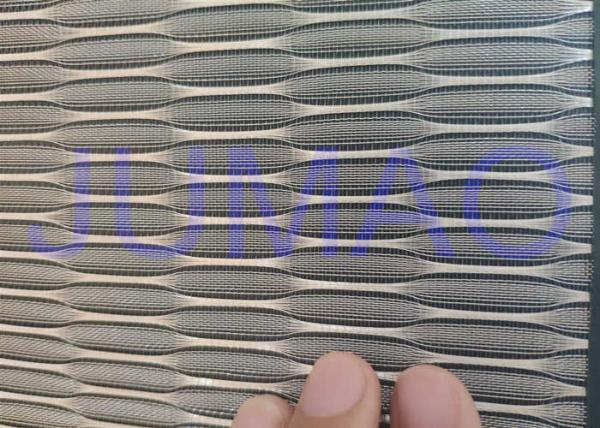 Stainless Steel / Copper Laminated Glass Wire Mesh Shock and Fire Resistance