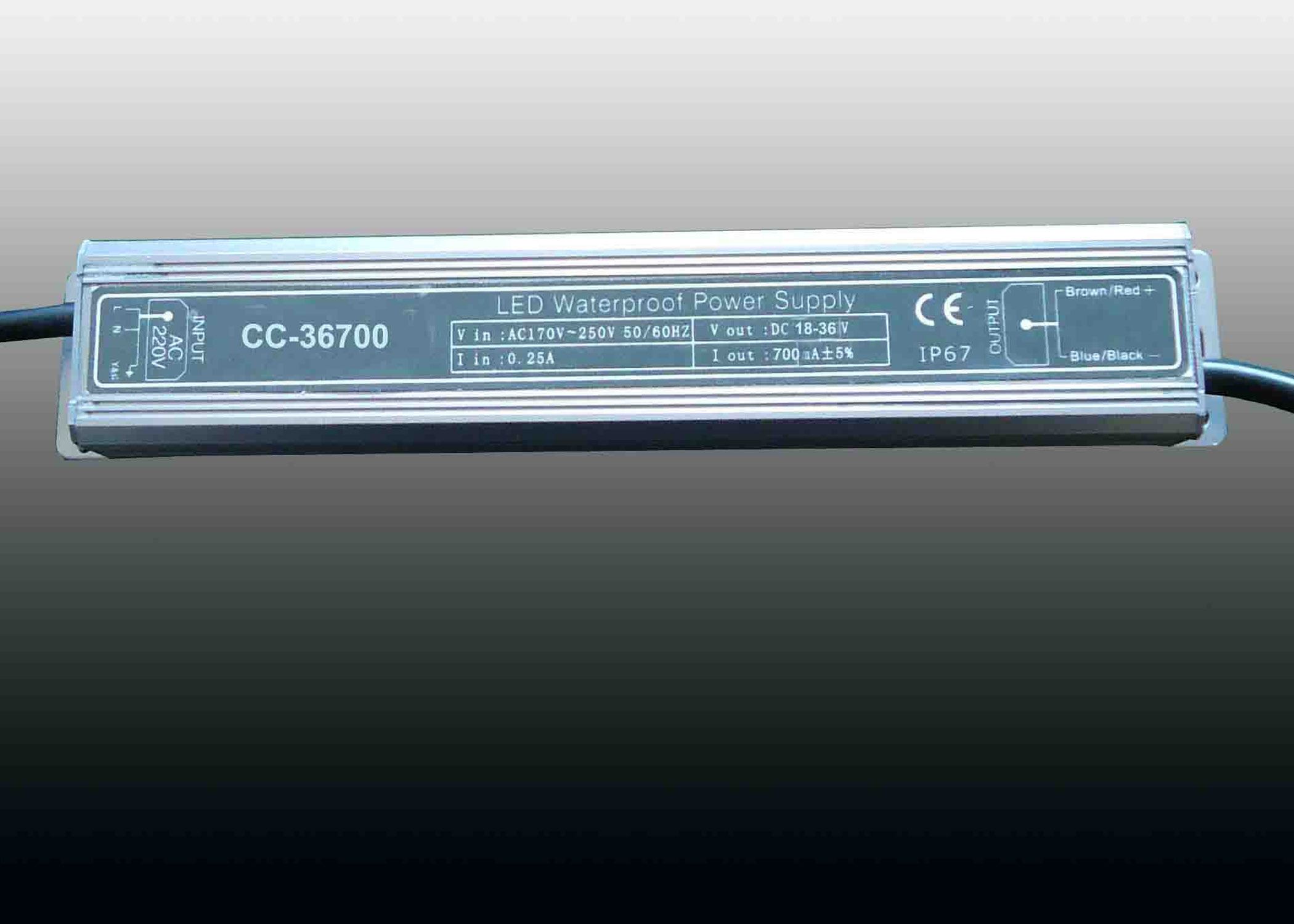 Водитель СИД Dimmable, постоянн электропитание 36V 700mA СИД течения
