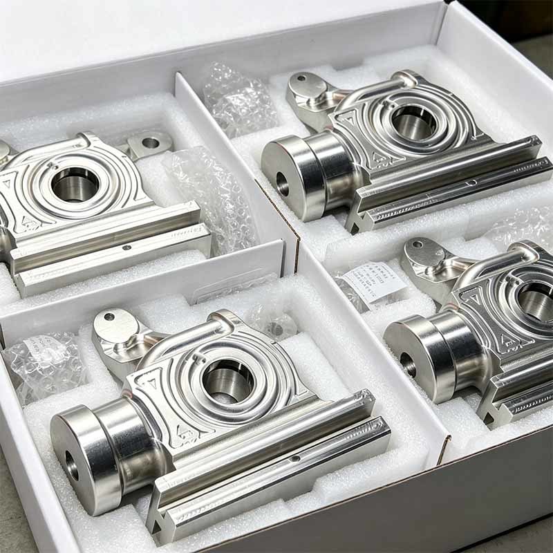 Custom  CNC Milled 6061-T6 Aluminum Quick Release Clamp Bracket with ±0.005mm Tolerance