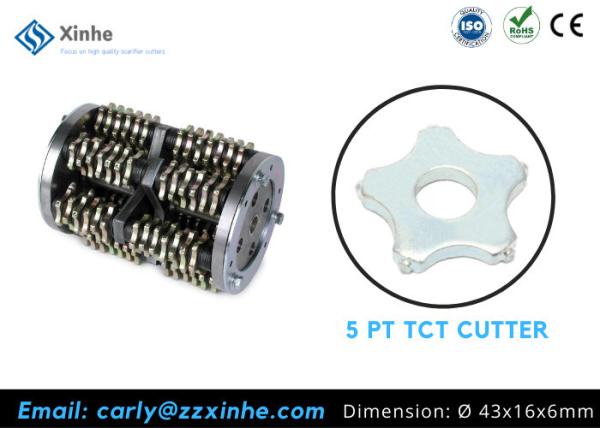 High Accuracy Scarifier TCT Tungsten Carbide Cutters With Sharp Cutting Edge