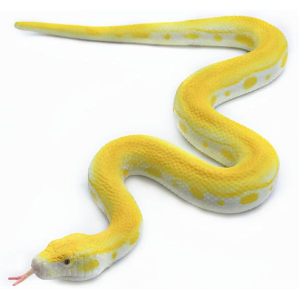 Realistic Snakes Toy Python Action Model for Unisex Ages 8-13 Halloween Prank