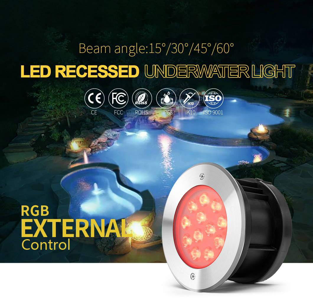 СИД 480LM RGB подводное делает центром внимания цвет изменяя управление Extenal