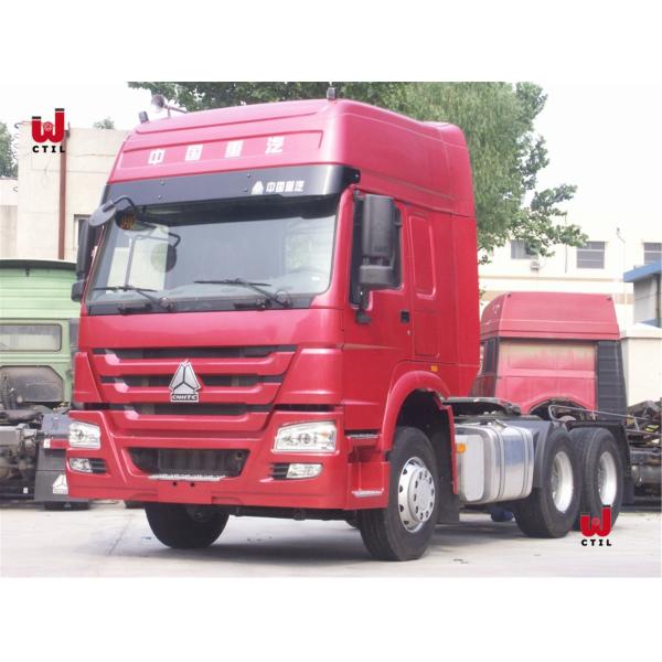 Tonnes 10 de HOWO 371hp 60 Wheeler Heavy Duty Tractor Truck et remorque