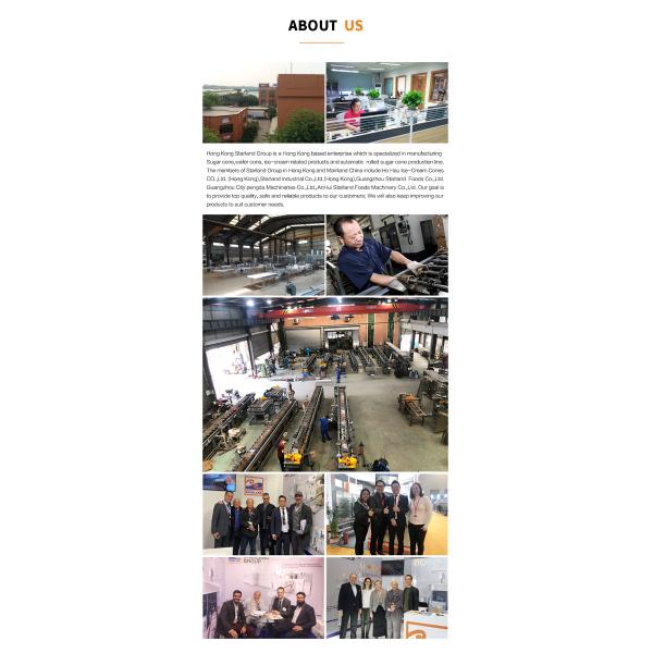 Automatic Wafer Cone Production Line 28 Mold 2 Cavity Gas System Drive