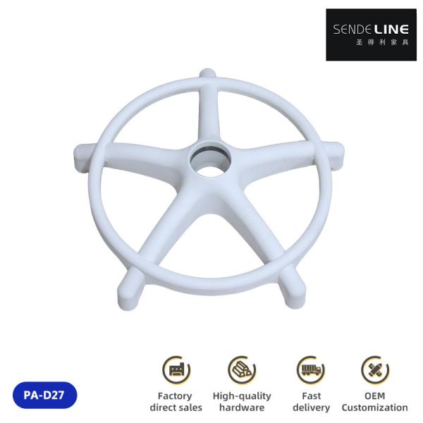 頑丈なアセンブル オフィスチェア ローバー付き回転ベース