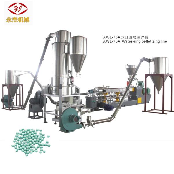 2.5tons Per Hour Twin Screw Extruder Machine Masterbatch Machine Granulator Machine for Plastic