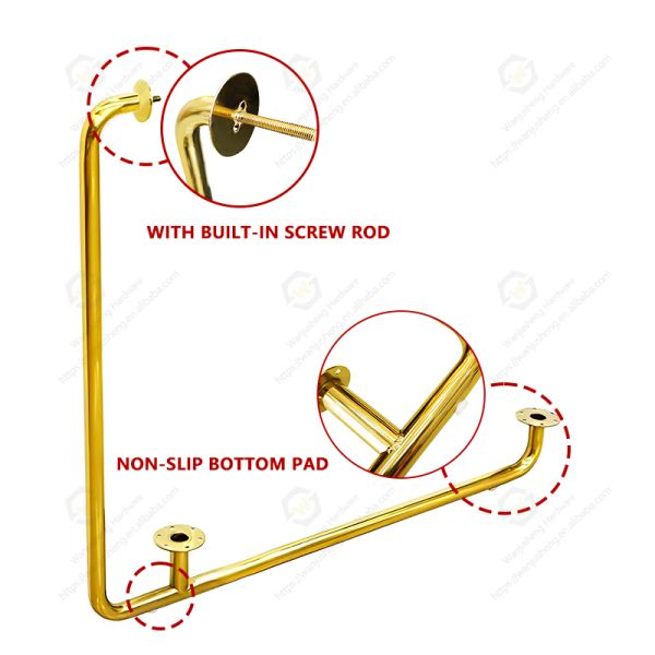 Light Luxury Sofa Armrest Sofa Foot Decoration High-end Furniture Frame Armrest Hardware