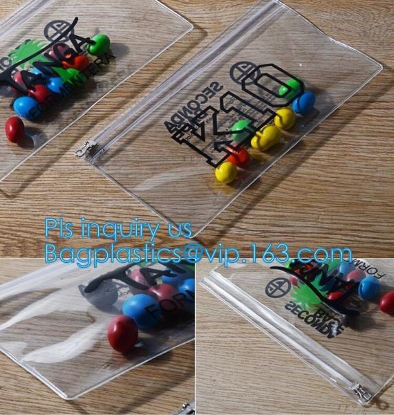 Saco poli de empacotamento para produtos de /Electronic do vestuário/alimento, saco da embalagem do PVC do zíper da escova de dentes, waterp Ziplock dos sacos de plástico