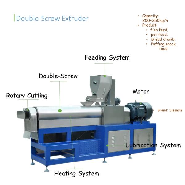 Экструдер из нержавеющей стали для кормов для домашних животных для 5000 кг сушеных пищевых продуктов для собак и кошек