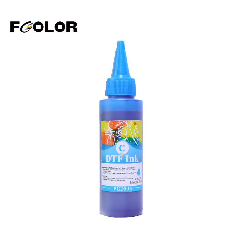 Cheap DTF Film Ink for I3200 1800 XP600 DTF Printers 100ml Bottles for T-Shirts with Vivid Colors