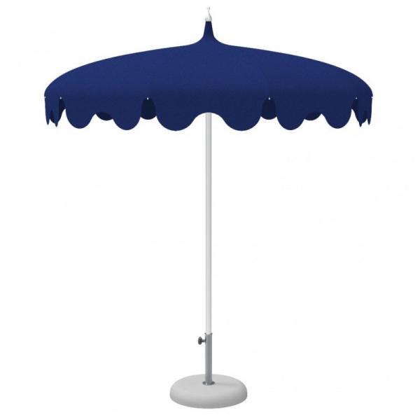 Modern Design Garden Umbrella with Fringe and Pagoda Style Made of Pongee Fabric