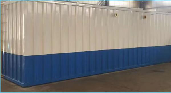 MBR Small Containerized Industrial Package Wastewater Treatment Plant Compact Mobile FRP Inner Vessel