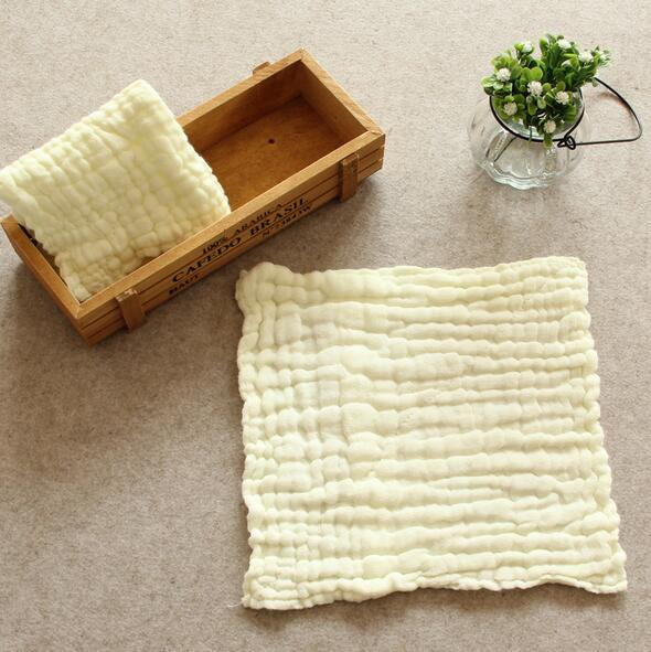 Baby face towel 6 layer 100% cotton washing gauze baby bibs handkerchief 30x30cm