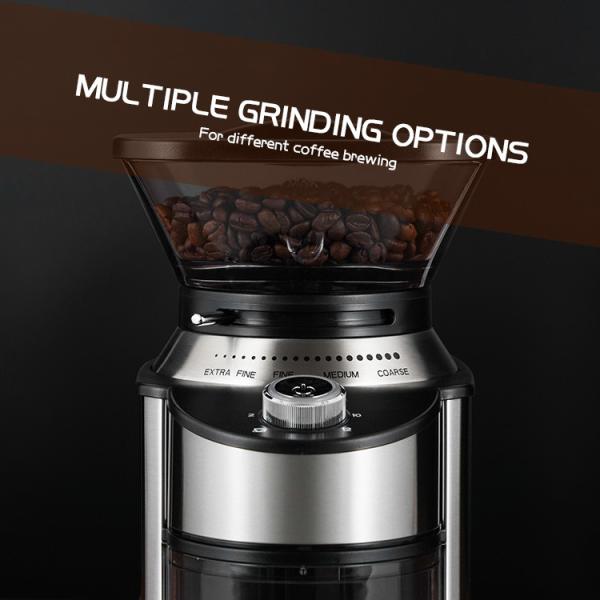 150g Custom Electric Portable Coffee Grinder Removable Upper Burr 19 Grind Selections