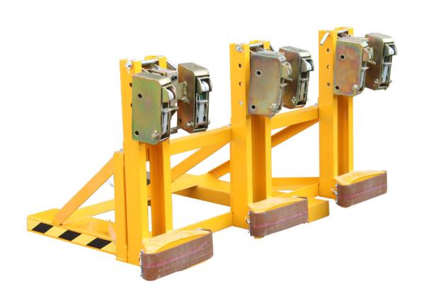 Capacidade automática montada empilhadeira 1500Kg de três cilindros do Eagle-aperto dobro do grabber do cilindro da Borracha-correia de DG1500B