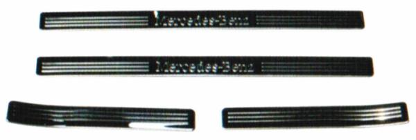Plaques de seuil de porte latérale durables intérieure et extérieure pour Mercedes-Benz GLK 2008 - 2012